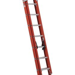 NEW Louisville Fiberglass Extension Ladder 16ft