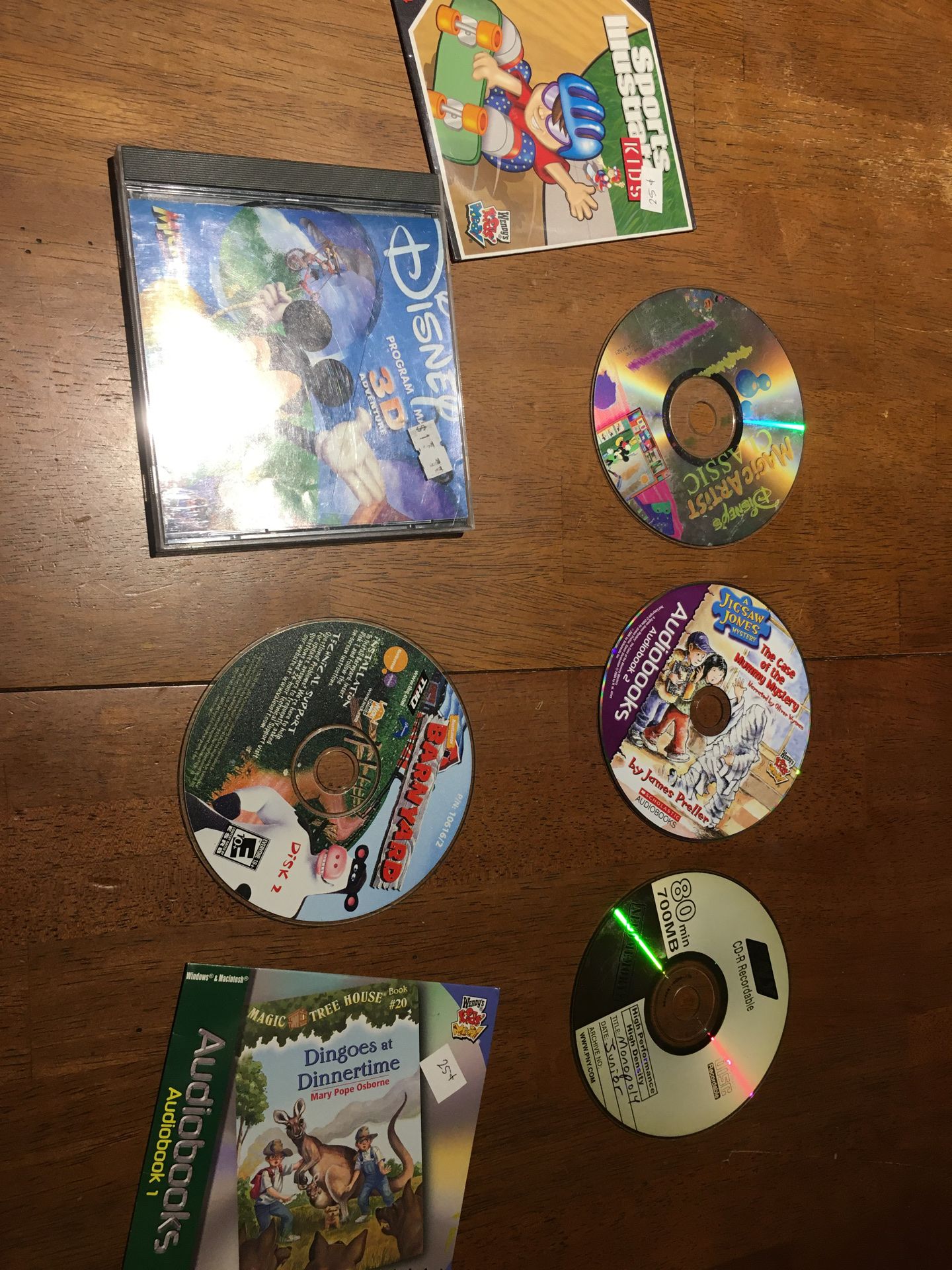 Kids computer games & audio books