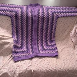 Handmade Crocheted Cardigan