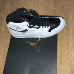Jordan Access Mens Shoes Size 13 White Gym Red Black Sneakers New With Box 