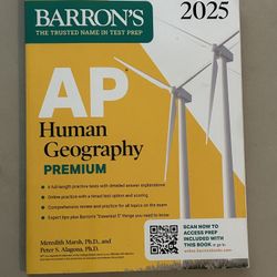 Barron’s 2025 AP Human Geography Book