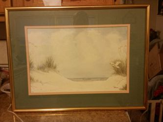 Paul Patterson water color frame