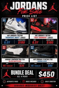Shoes big kids and toddler OBO