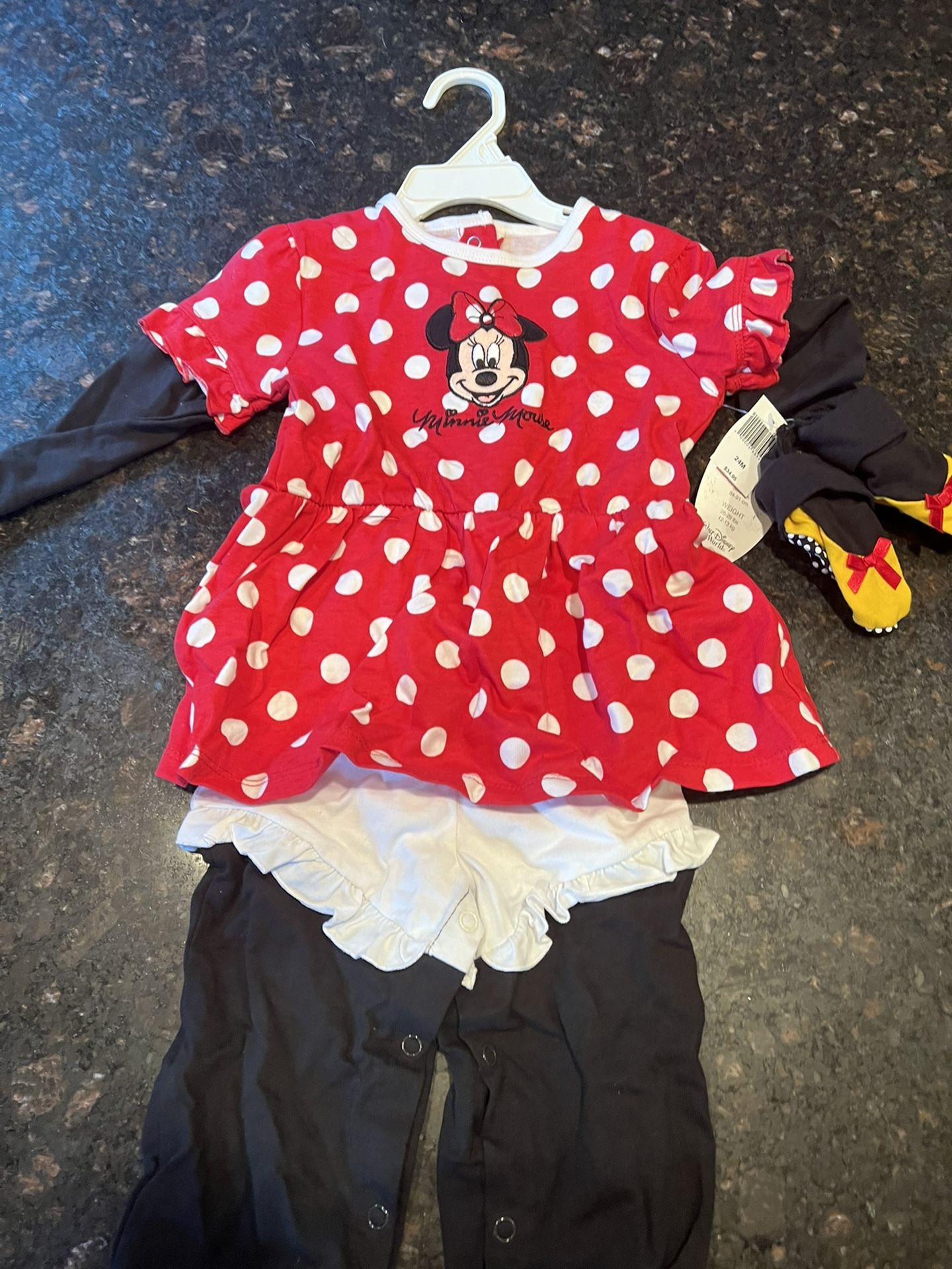 Girls Minnie Mouse Costume Dress Up