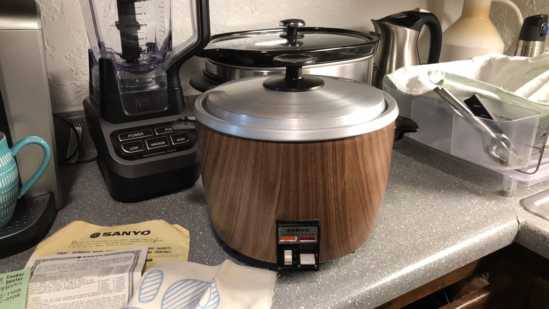 Sanyo Vintage Rice Cooker&Steamer
