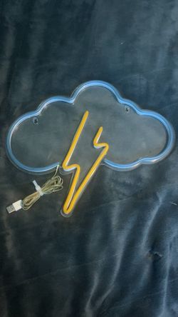 Lightening Cloud Neon Light