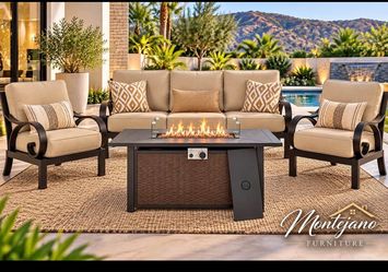 High Quality Patio Furniture set with Fire pit