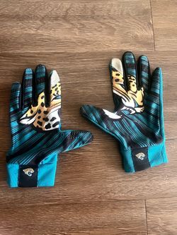 Jacksonville Jaguars Football Receiver Gloves in Good Condition (pick up Cedar Park)