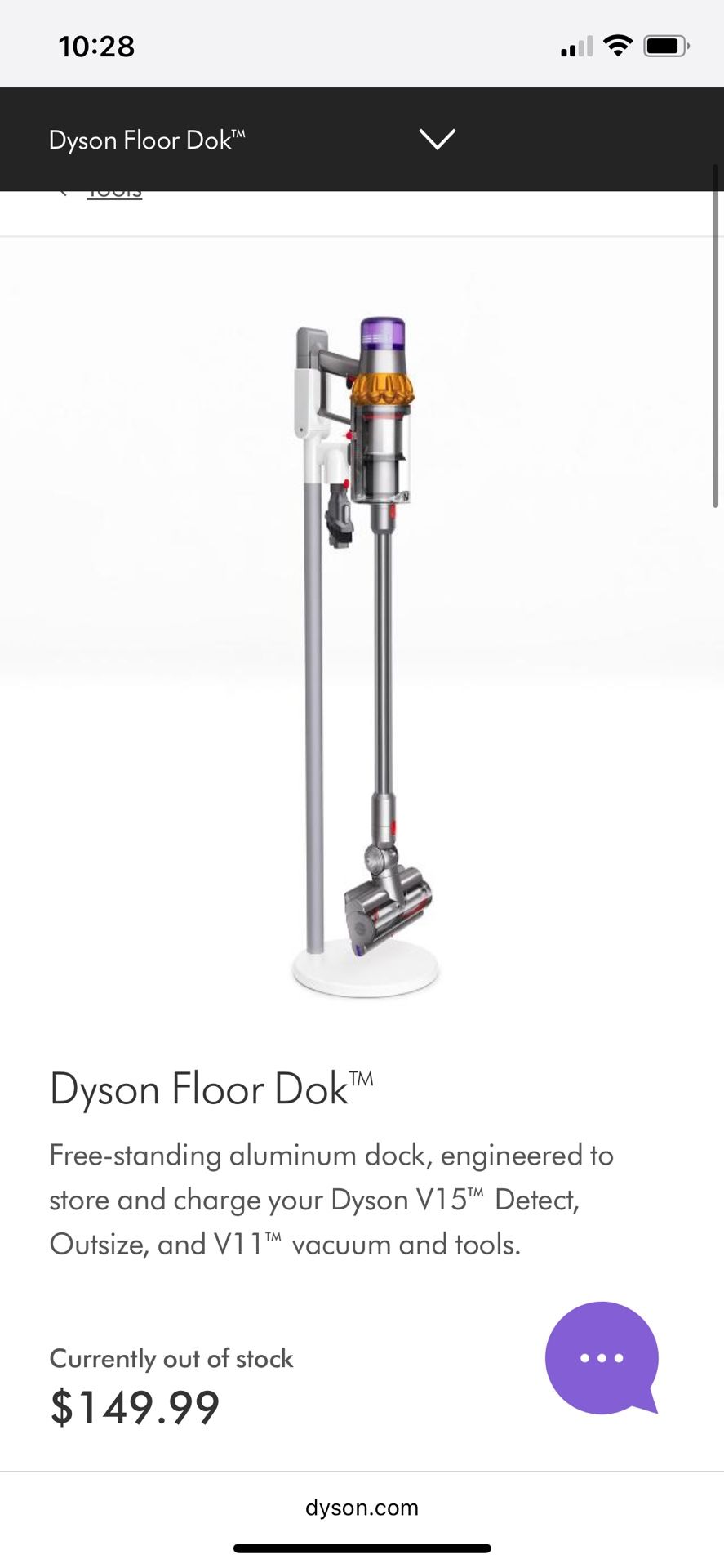 Dyson Floor Dock