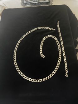 Beautiful 25 Inch Necklace with 8 inch Stainless Steel Bracelet for you or Someone Special