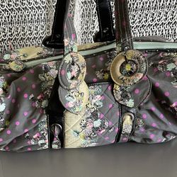 III PARCEL Floral Print Duffel/Overnight Bag 