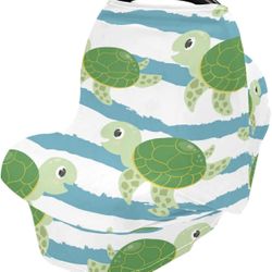 Turtle: Baby/Infant Carseat Canopy Nursing Breastfeed Cover