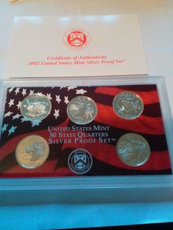 Silver proof sets $80 per set