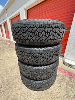 275/60R20 Goodyear Wrangler All Terrain tires Llantas Chevy Gmc Rims