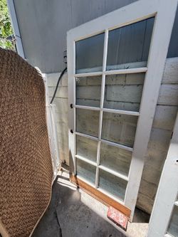 Hardwood Doors w/Glass Panes