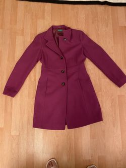 United colors of Benetton wool coat In Excellebt Condition
