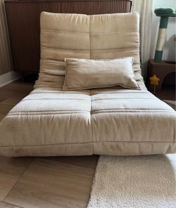 Soft Suede Floor Bean Bag Chair