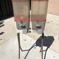 VINTAGE GUM BALL MACHINES
