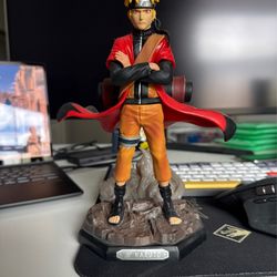 Naruto Uzumaki Figure Statue - The Last / Sage of Six Paths Red Cloak 1/8 Scale PVC Collectible - Excellent Condition