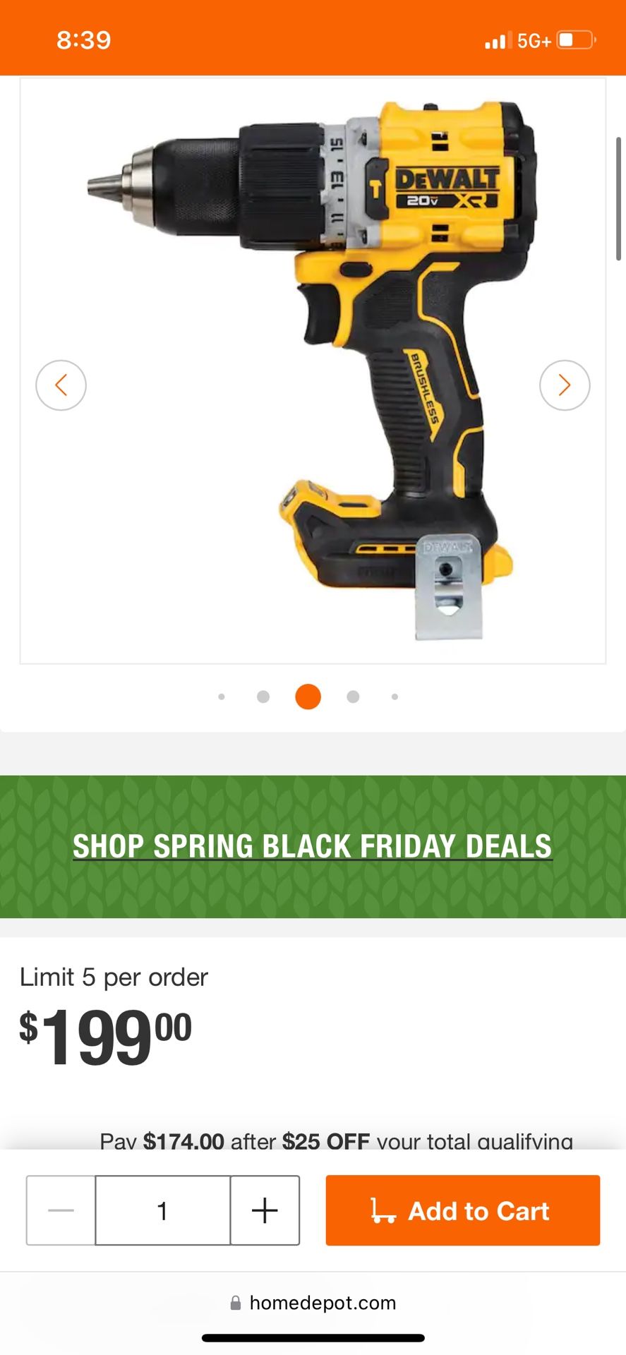 Dewalt XR Drill Tool Only