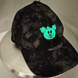 Disney Parks Mickey Mouse Jack-o'-Lantern Glow Tie Dye Baseball Cap Adult