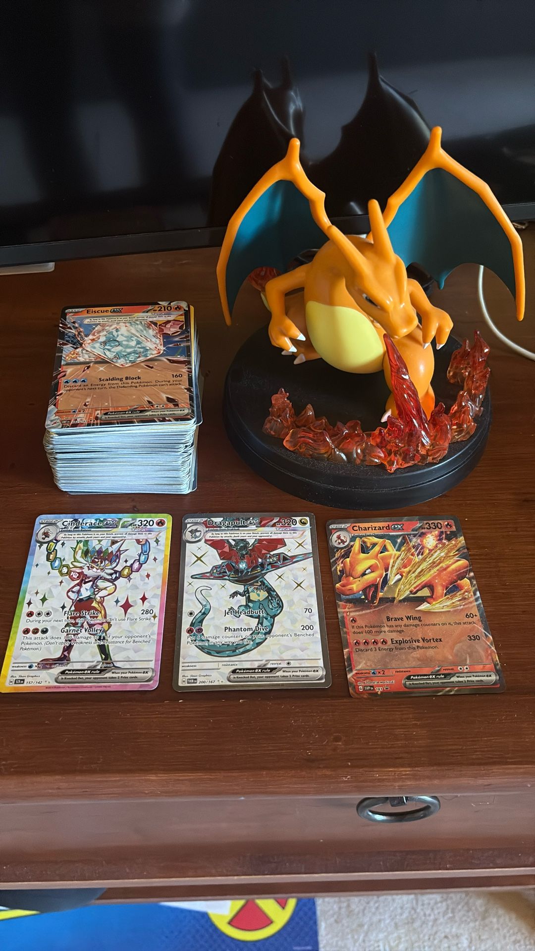 Charizard Statue And Pokémon Cards!!!