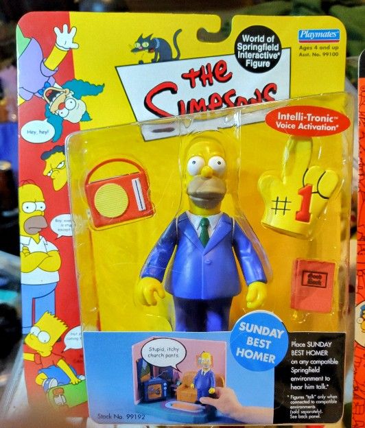 Vintage Sealed Simpsons Action Figure