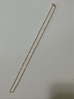 Necklace Chain Gold Color 9.5 Inches Long with Lobster Clasp.