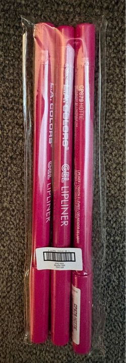 L.A. Colors Gel Lip Liner – Hottie, 3-Pack