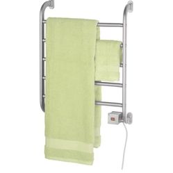 Regent Towel Warmer - Wall Mounted Towel Warmer Rack for Drying Towels and Garments - 25.5-Inch Nickel Finish Frame with 5 Bars