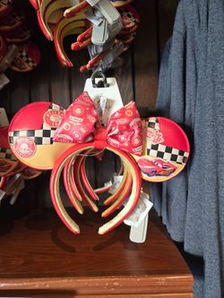 Disney Cars Lightning McQueen Minnie Ears Headband