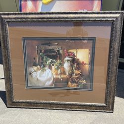🍷 Framed Joseph Sulkowski Still Life Print – 42” Wide – Elegant Decor