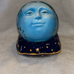 Globe Face Piggy Bank- Clay Art (No Plug)
