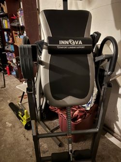 Inverse table lumbar exercises