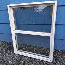Vinyl Window 34x42 Single Hung 