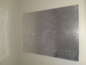 Diamond Plate peg board