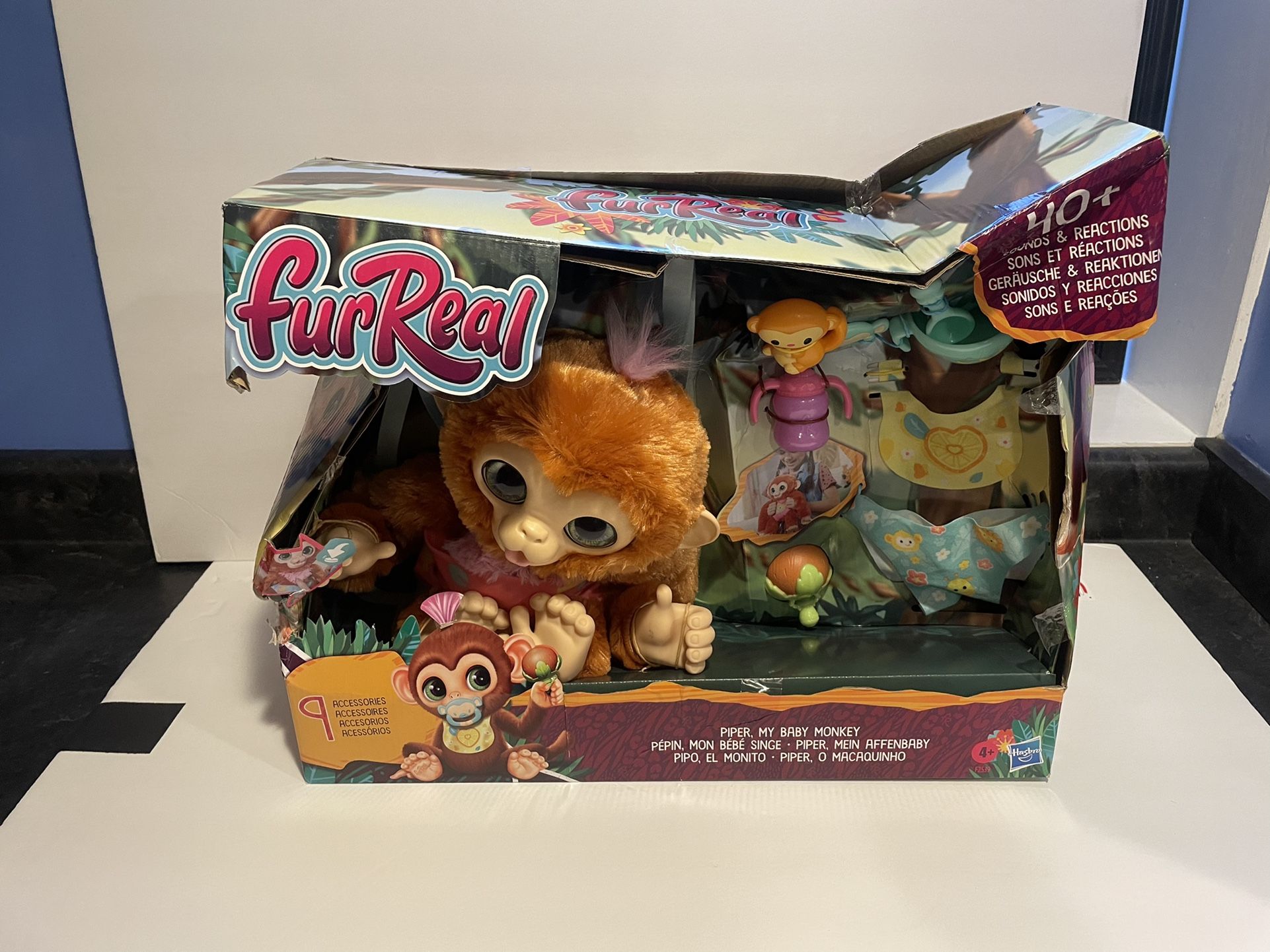 Fur Real Piper My Baby Monkey 