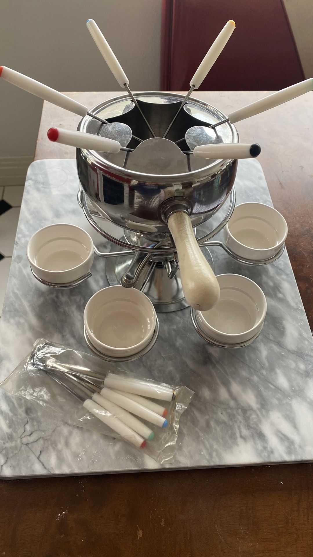 Stainless Steel Fondue Set
