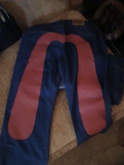 Evisu Daicock Red Seagull Jeans
