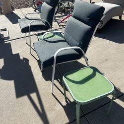 Two Chairs And Two Tables