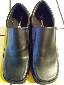 NEW! Slip on Black Dress Youth Shoes