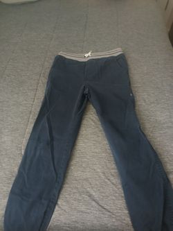 Navy Blue Jogger Pants with Gray Waistband ( give me an offer on it)
