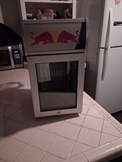 Working red bull fridge