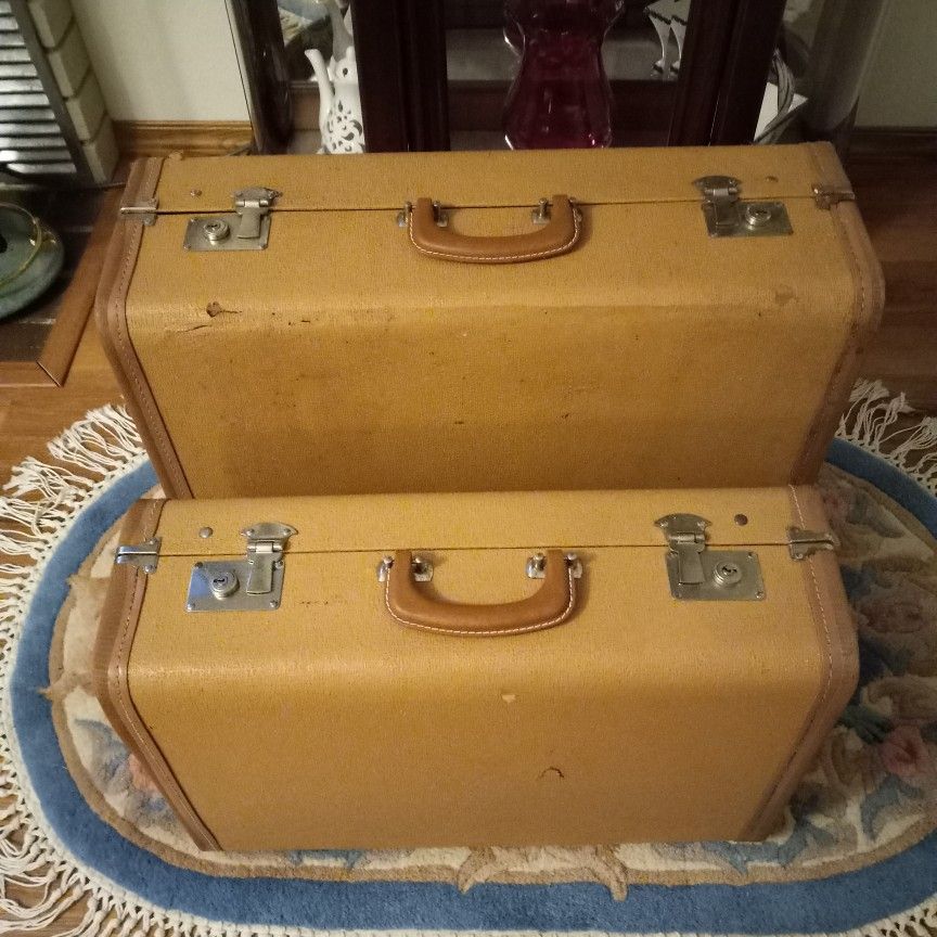 RETRO 1960's 2-Piece Luggage Set