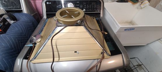 vintage musical rotating tree stand