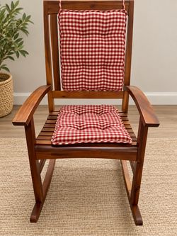 Solid Wood Ricking Chair w/ cushions