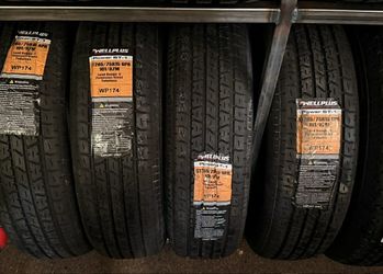 ST 205 75 15 Trailer New Set 8 Ply