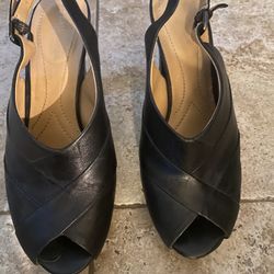 Black Heel Wedges