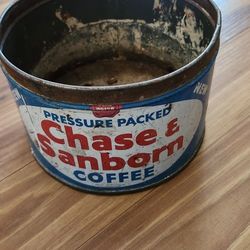 Vintage Chase & Sanborn Coffee Tin 1940- 50