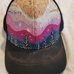 Cool Outdoorsy Hand Painted Baseball Hat